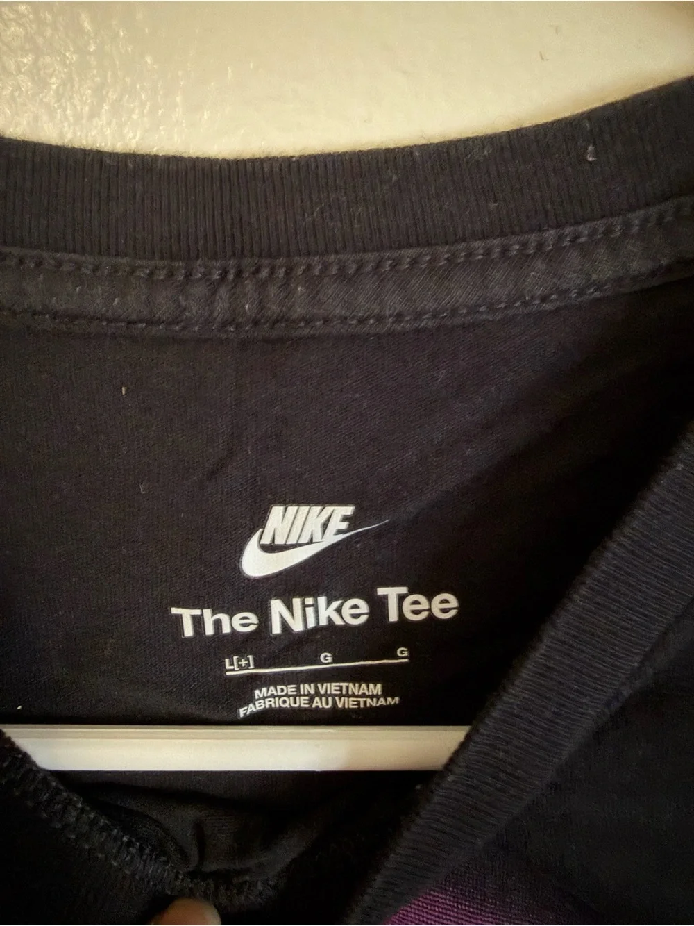 Nike Black Kids' Short Sleeve Tee with Neon Pegasus Graphic